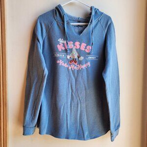 Hershey Park Gray/Blue Hooded Sweatshirt Size XL